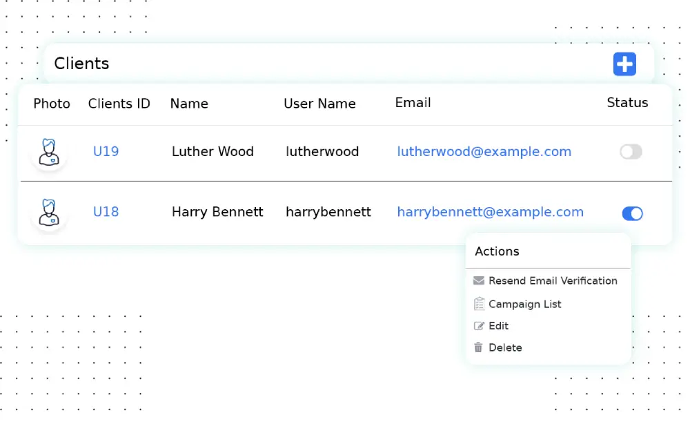 Centralized Client Database