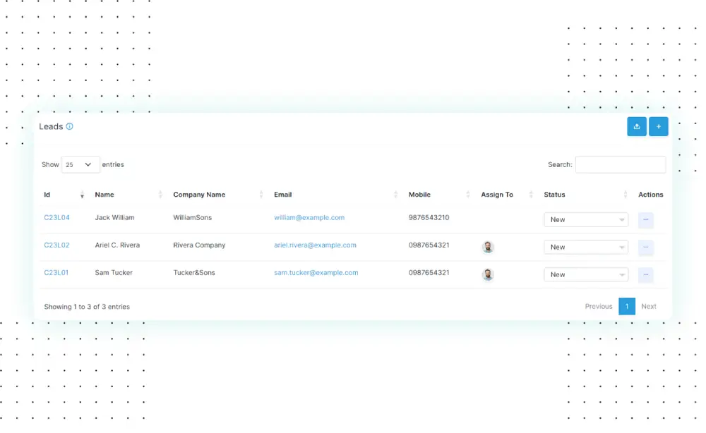 Centralized Lead Database