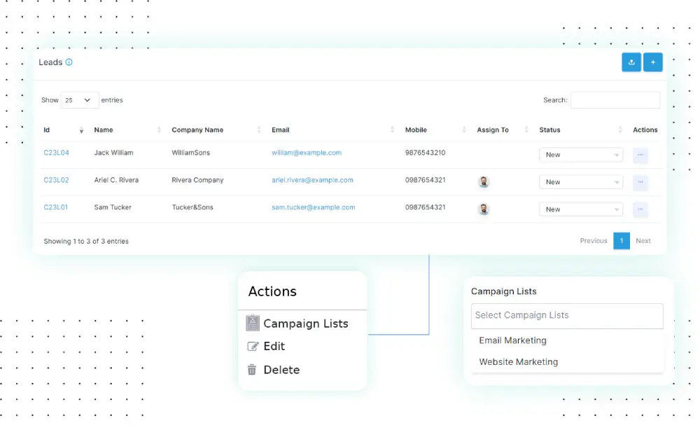 Customizable Lead Nurturing Campaigns