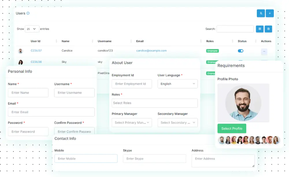 Effortless Employee Addition