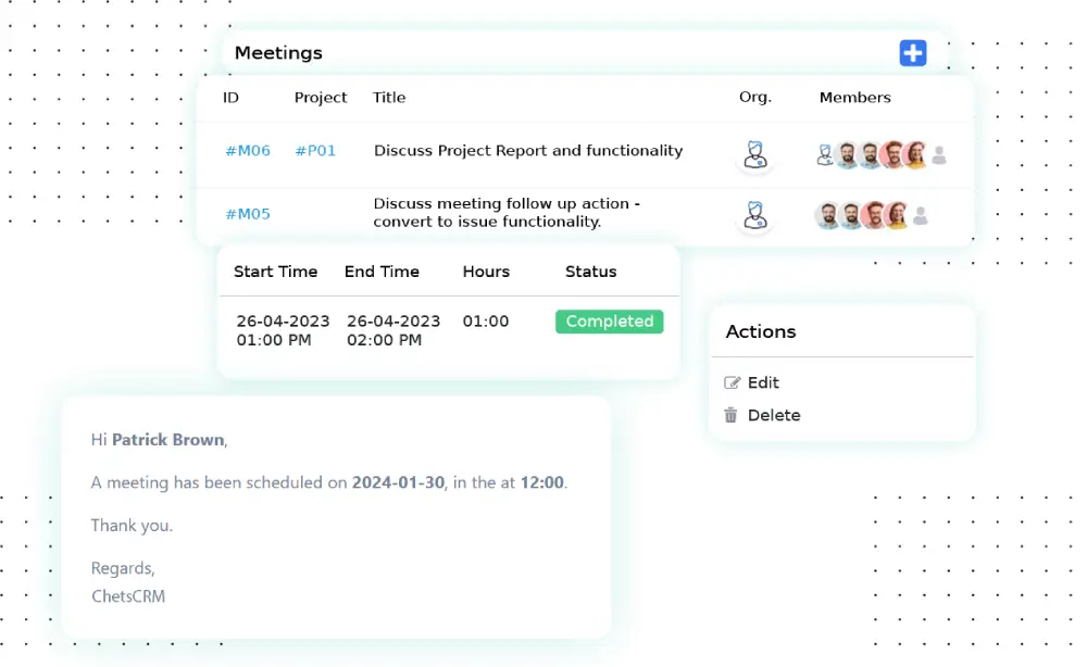 Automatic Reminders & Notifications