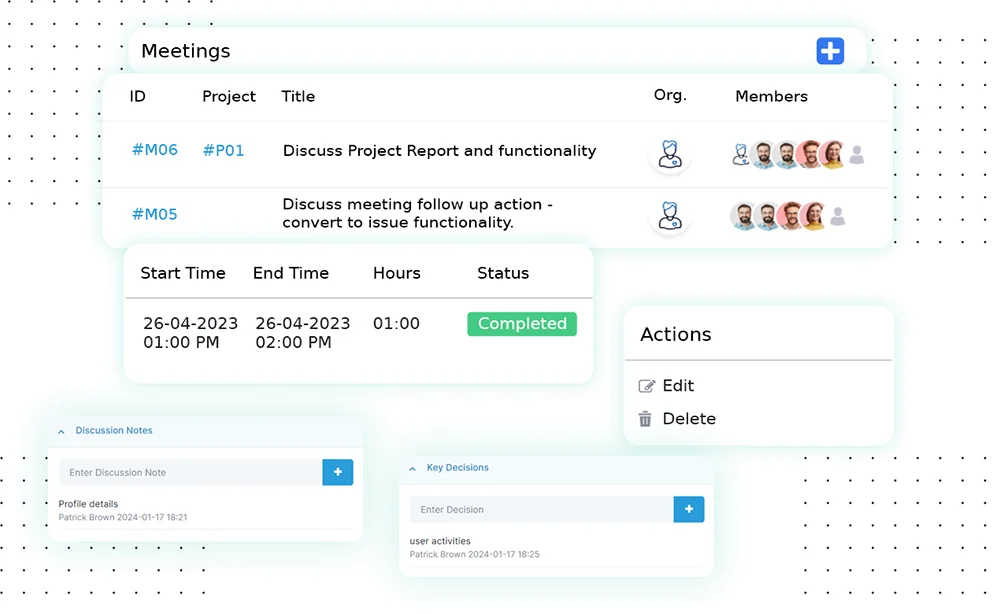 Meeting Agenda Creation