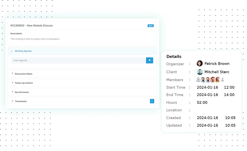 Minutes of Meeting Management