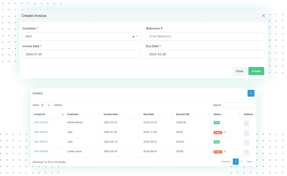 Share and Send Invoices